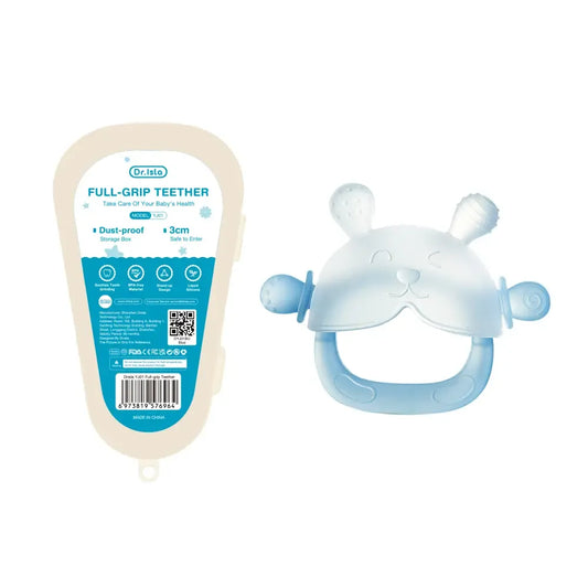 Bunny Silicone Baby Teether Mitten