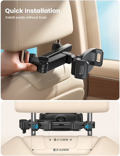 360° Car Headrest Mount