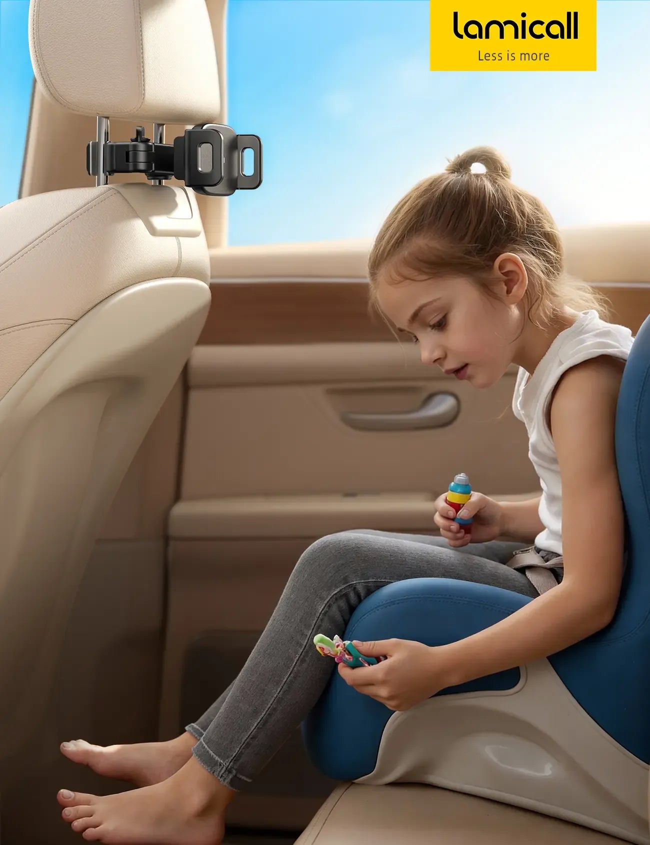 360° Car Headrest Mount