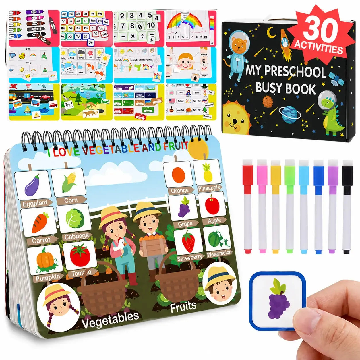 Mallify Montessori Busy Book