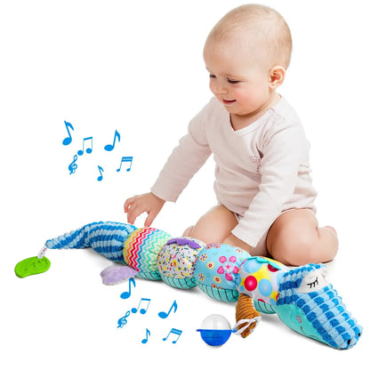 Musical Caterpillar Baby Sensory Toy Infant Tummy Time Play Gift