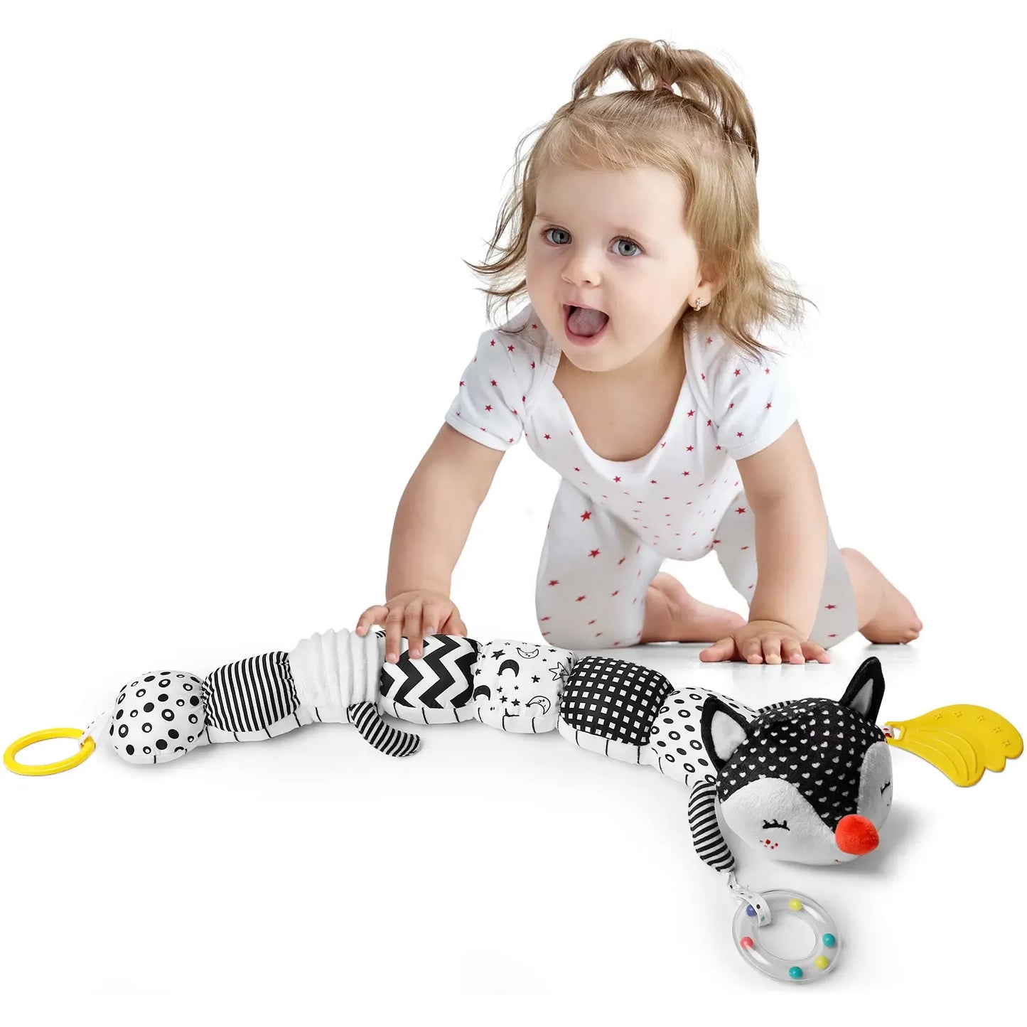 Musical Caterpillar Baby Sensory Toy Infant Tummy Time Play Gift