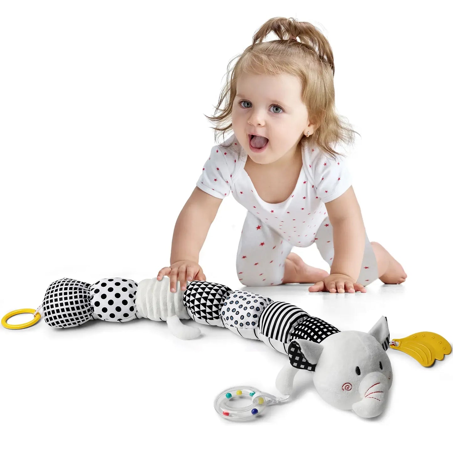 Musical Caterpillar Baby Sensory Toy Infant Tummy Time Play Gift