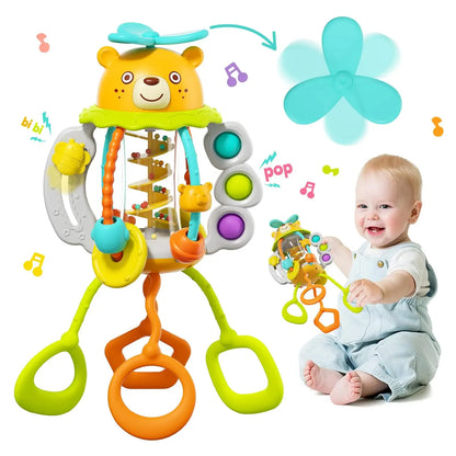 Baby Silicone Rattle Sensory Toy