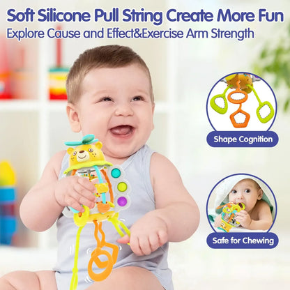 Baby Silicone Rattle Sensory Toy