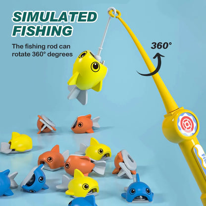Green Electric Magnetic Fishing Toy