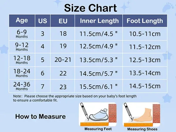 Toddler Soft Sole Walking Shoes