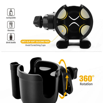 2-in-1 Stroller Cup Holder
