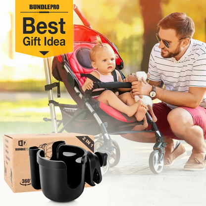 2-in-1 Stroller Cup Holder