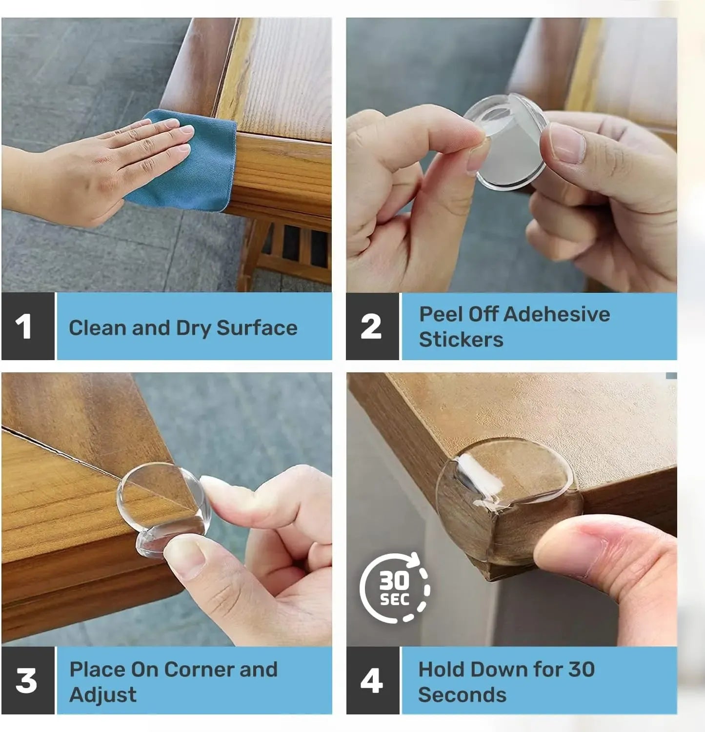 Table Corner Protectors For Bump Safety