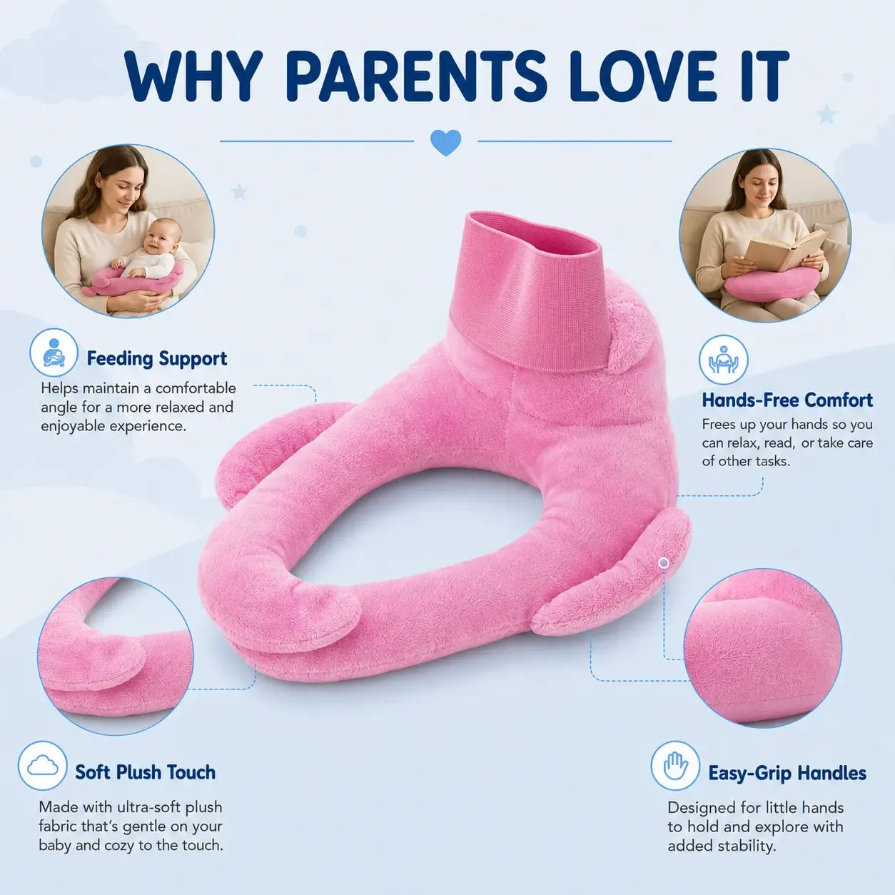 Comfort Posture Baby Feeding Pillow