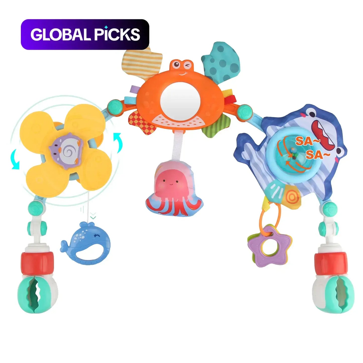Baby Stroller Hanging Sensory Toy