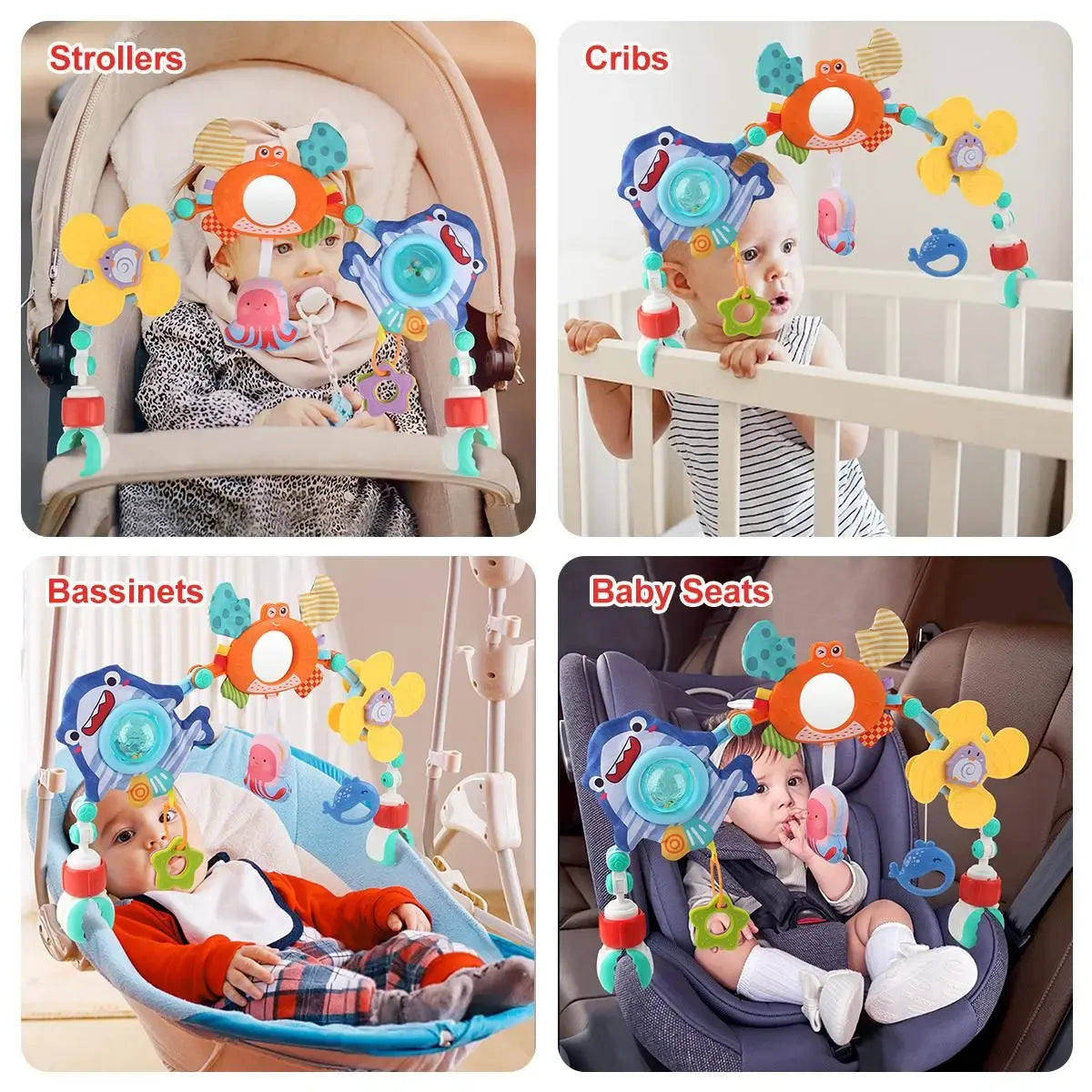 Baby Stroller Hanging Sensory Toy