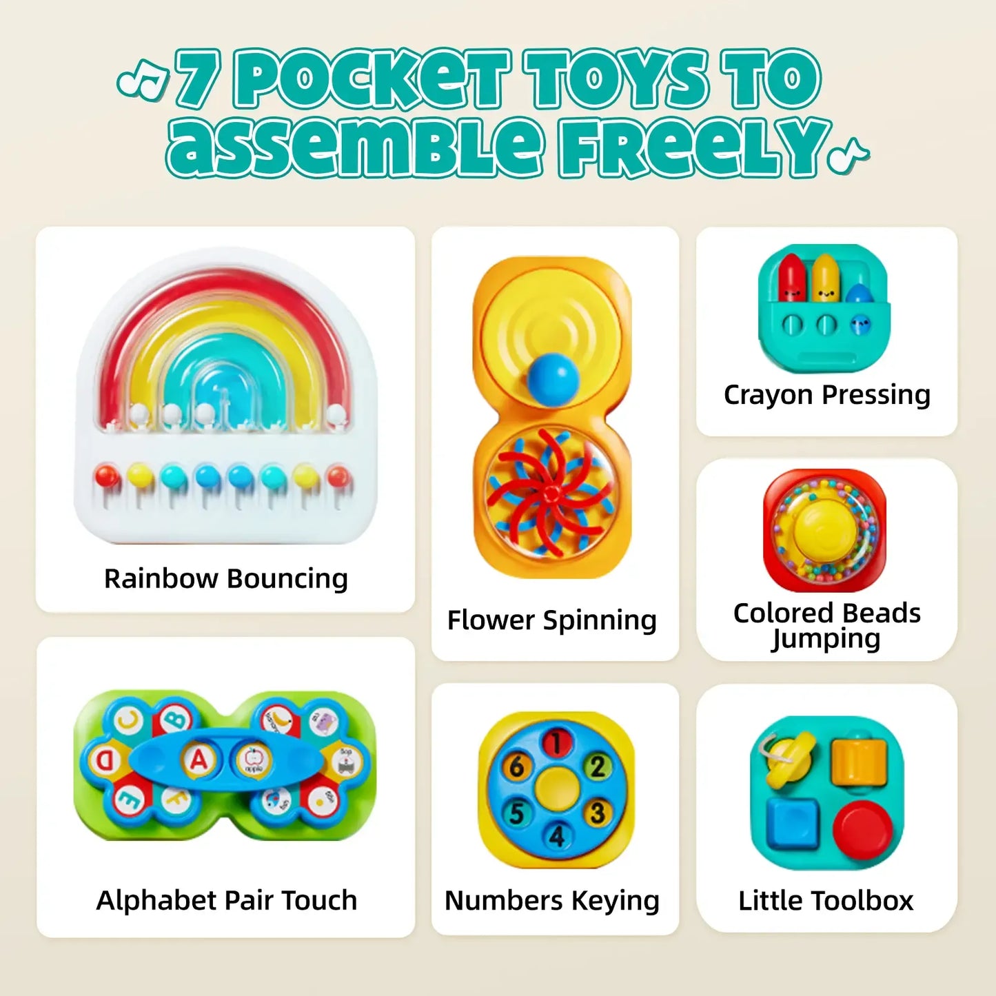 Auby Toddler Busy Board