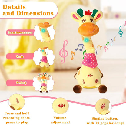 Dancing Talking Giraffe Plush