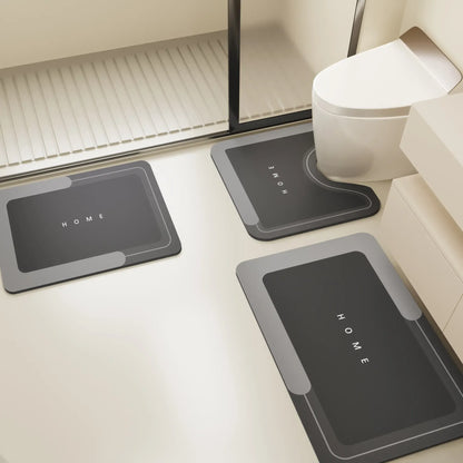 3Pcs Non-Slip Bath Mat Set