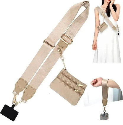 Crossbody Phone Strap with Wallet