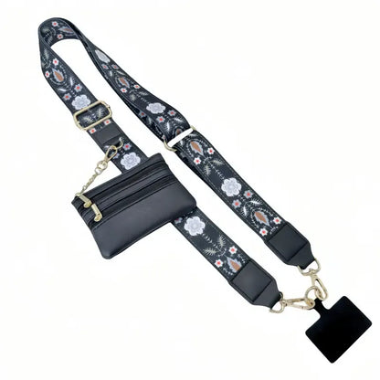 Crossbody Phone Strap with Wallet