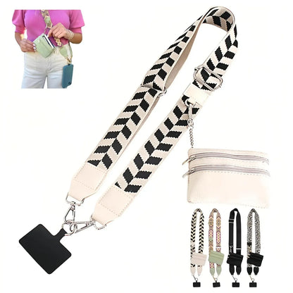 Crossbody Phone Strap with Wallet