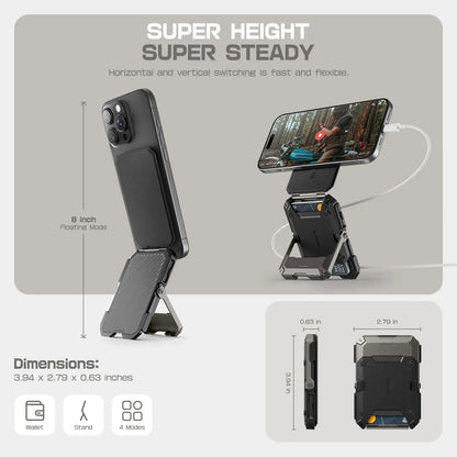 Magnetic Phone Wallet with Stand