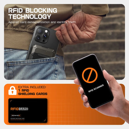 Magnetic Phone Wallet with Stand