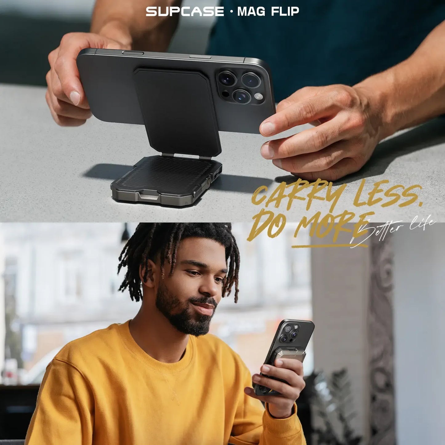 Magnetic Phone Wallet with Stand