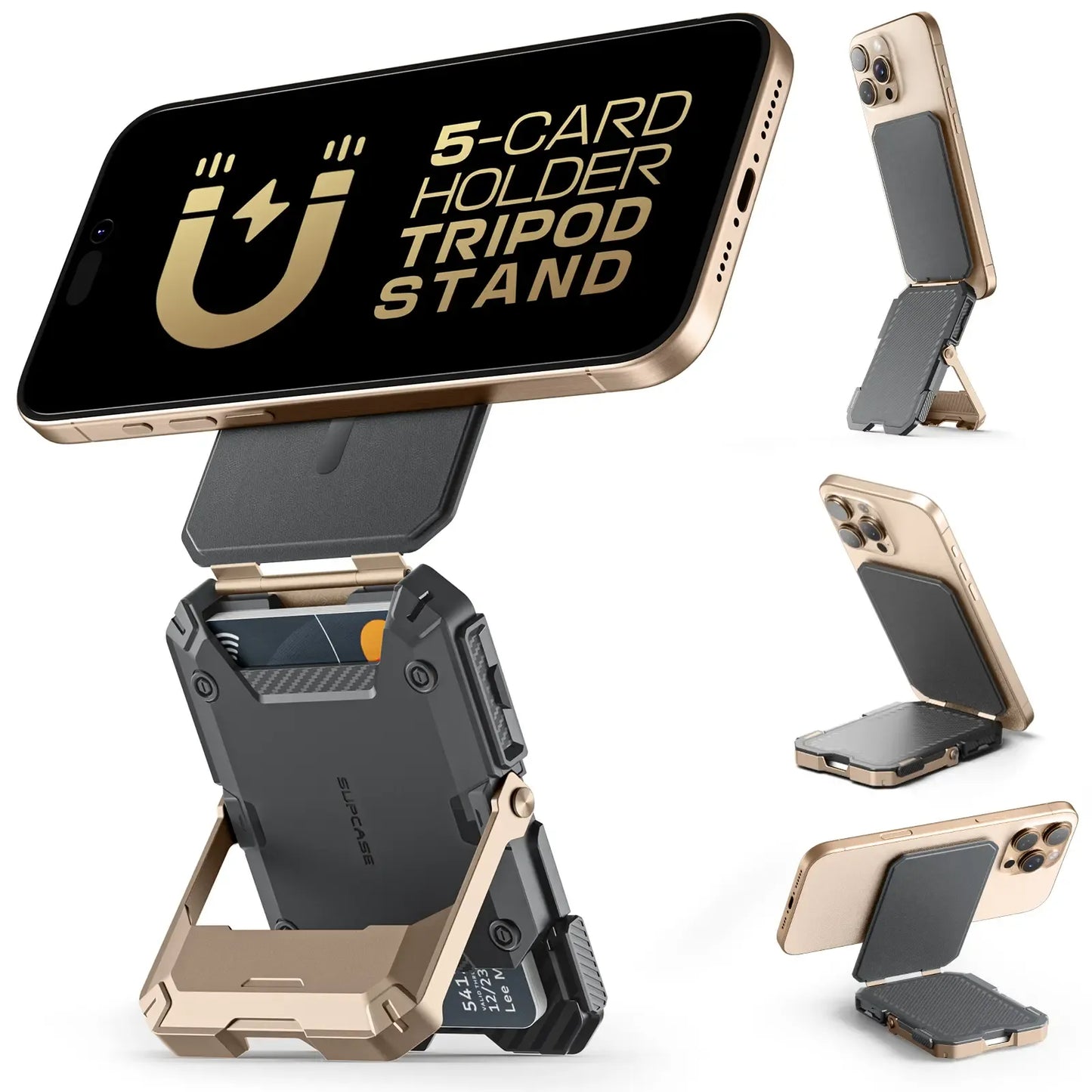 Magnetic Phone Wallet with Stand