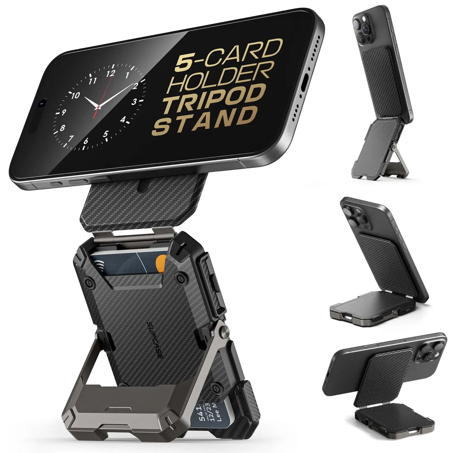 Magnetic Phone Wallet with Stand