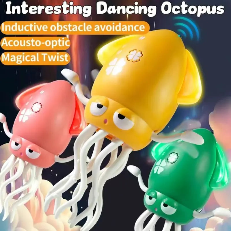 Light Up Dancing Squid Toy Music Interactive Kids Sensory Toy