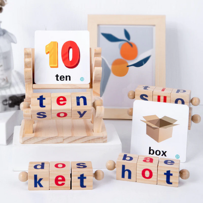Wooden ABC Blocks for Interactive Learning