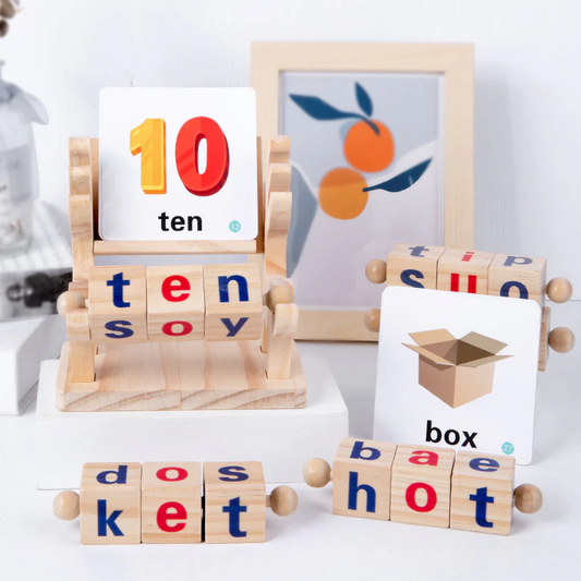 Wooden ABC Blocks for Interactive Learning
