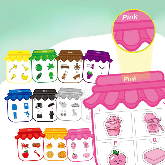 Montessori Magnetic Stickers for Creative Learning