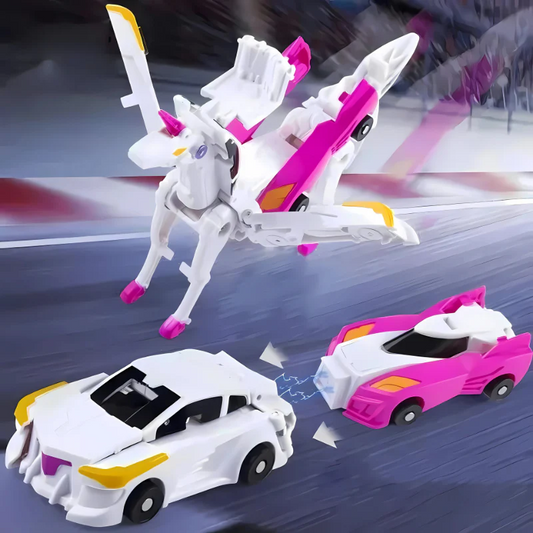Magnetic Transformable Car Robot Toy