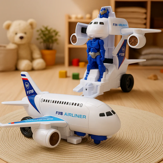 Transform Robot Airplane for Dynamic Play