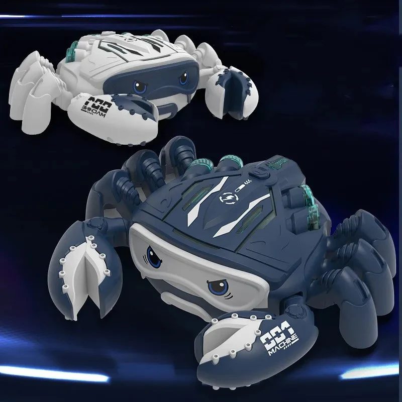 Interactive Dancing LED Mist Crab Toy for Children