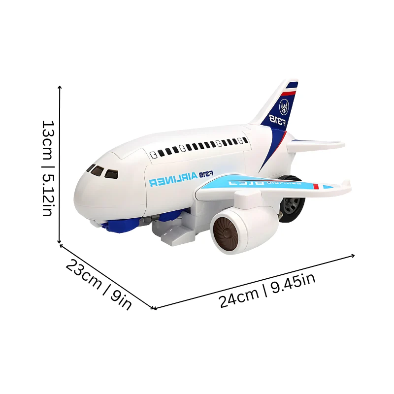 Transform Robot Airplane for Dynamic Play
