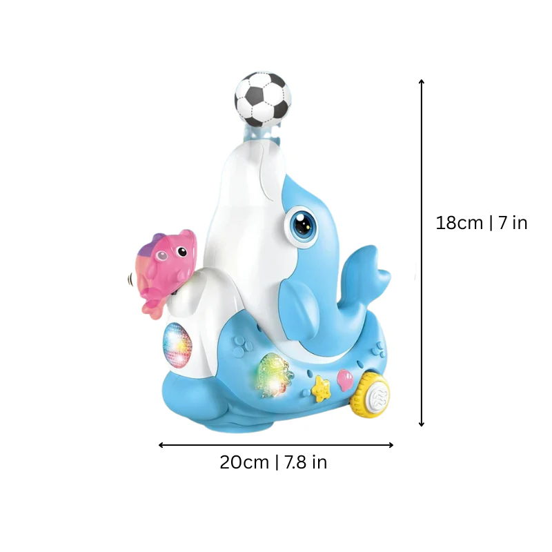 Dolphin Floating Ball Toy with Lights & Sounds