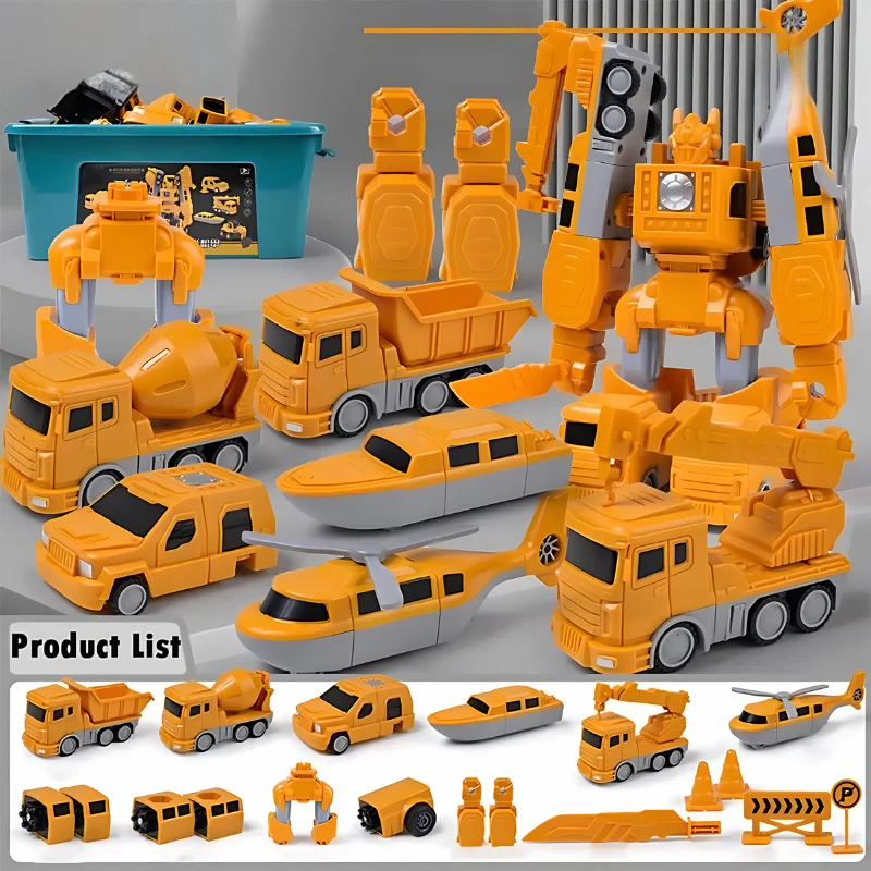 Transformable Modular Building Toy Set