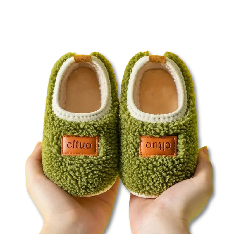 Cute Warm Winter Kids Anti-Slip Slippers