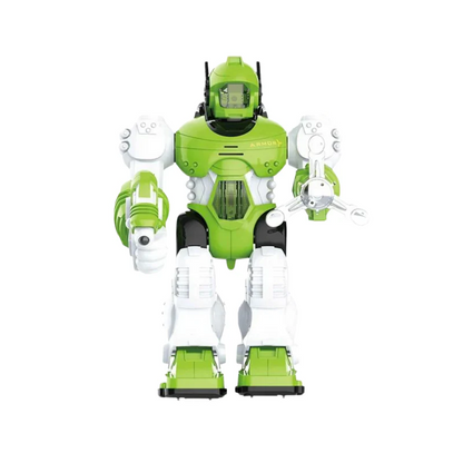 Light-Up Walking Robot Toy with Action Blaster