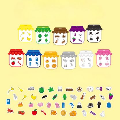 Montessori Magnetic Stickers for Creative Learning