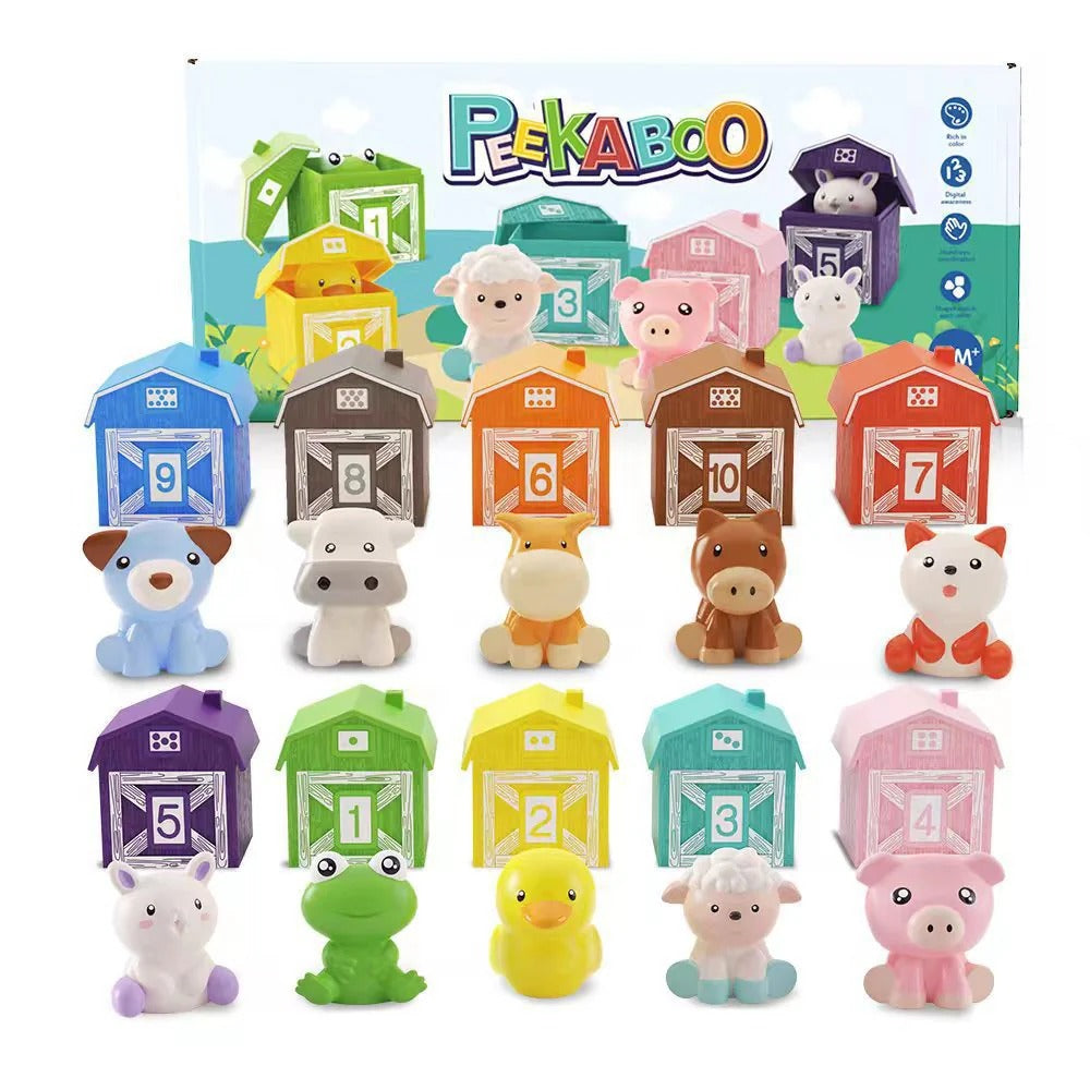 Montessori Farm Animal Educational Toys