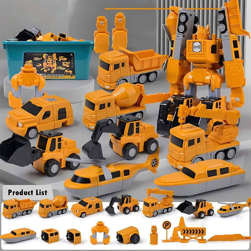 Transformable Modular Building Toy Set
