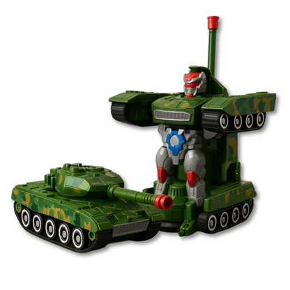 Light-Up Transformable Jet to Robot Toy