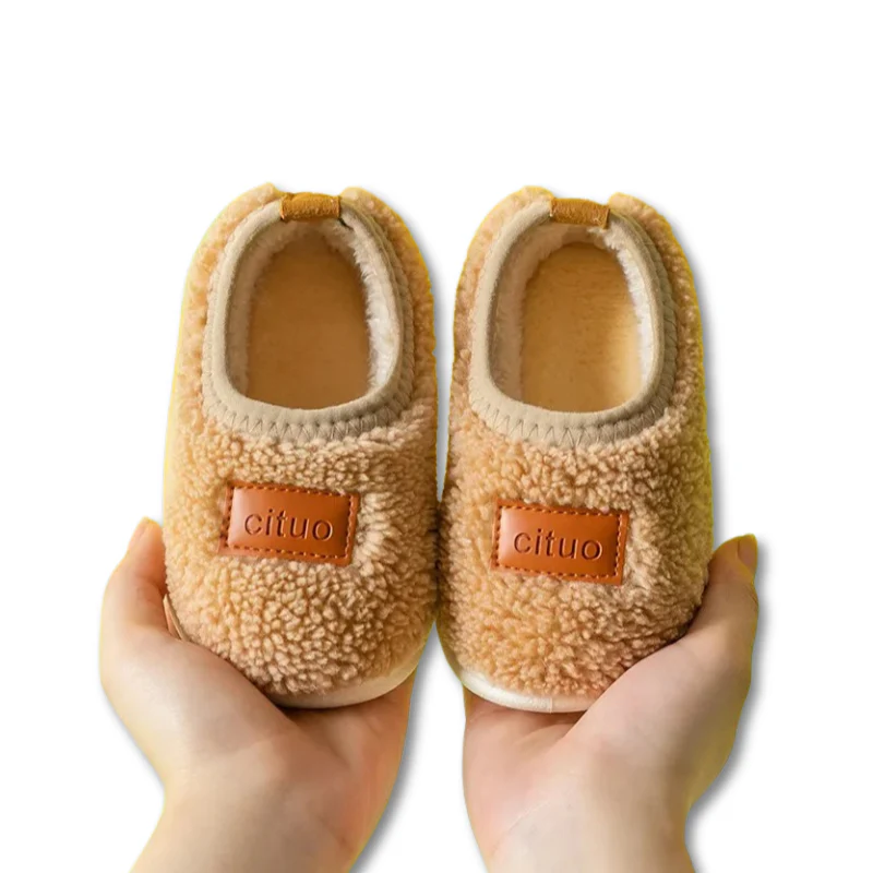 Cute Warm Winter Kids Anti-Slip Slippers