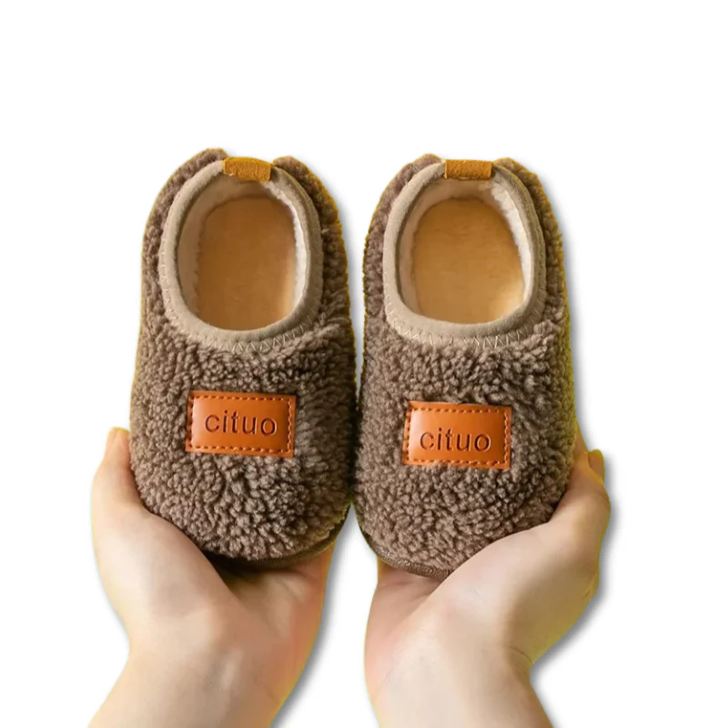 Cute Warm Winter Kids Anti-Slip Slippers