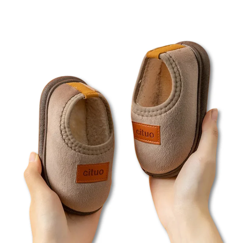 Cute Warm Winter Kids Anti-Slip Slippers