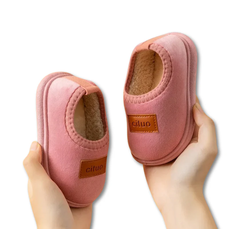 Cute Warm Winter Kids Anti-Slip Slippers